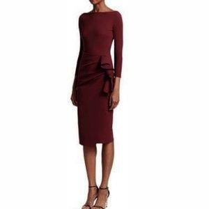 La Petite Robe di Chiara Boni Zelma Ruched Ruffle Sz 40